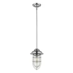HMS Contemporary Silver Teardrop Pendant Light 4000K Warm White for Home Villa Restaurant Bar Easy Ceiling Installation