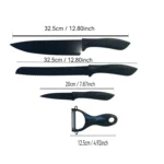 High Quality Professional Kitchen Chef Knife Set Household Multifunctional Scissors Bread Cutting Kitchen Knife Set – base
