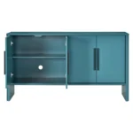 Retro Side Cabinet FCJ Large 4-Door Storage Sideboard - Image 5