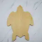 US Free Shipping Customized Epoxy Resin Blanks Turtle Shaped Eco-Friendly Bamboo Cutting Board for Home Decor – angled view