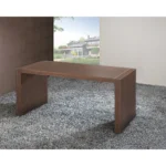 HMS 62" Portable Brown Wood Computer Desk with Drawer Foldable Design for Hotels – styled in a modern Writing Desks setting