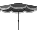 8.8FT Patio Umbrella Black