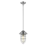 HMS Contemporary Silver Teardrop Pendant Light 4000K Warm White for Home Villa Restaurant Bar Easy Ceiling Installation