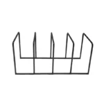 E8BA Metal LP Record Rack Exhibit Stand Book Magzine Holder Record Collection Storage Shelf Stand Office Desk Organizer