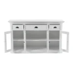 HMS Modern Farmhouse White Buffet Server for Kitchen Storage - Image 2