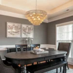 US Stock Free Shipping 24 Inch Farmhouse Chandelier 6-Light Boho Pendant Light Fixtures for Dining Room Bedroom Kitchen