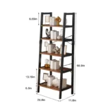 YQ FOREVER Bookshelf/ Bookcase / Display Shelf Bookshelf Wooden Panel Living Room Furniture Industrial Design Wooden and