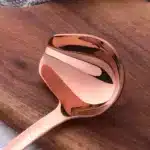 1PC Stainless Steel Non-Stick Rose Gold Kitchenware Long Soup Spoon Cooking Tools Metal Polish Mini Fork Slotted Turner