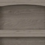 HMS 71 Three-Tier Bookshelf with Two Doors Foldable Living Room Furniture for Home Office Workshop Bedroom Application