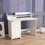 YQ FOREVER Corner Study MDF Desk Home Office Table Desk Officeworks Dual Computer Desk - Image 4