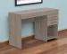 HMS Traditional Style Light Gray 47" Computer Desk Melamine Wood with Two Drawers MDF Office Furniture for Office Bedroom Use