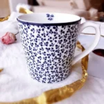 British ceramic Roland simple elegant romantic Mug European coffee tea cup office water cup underglaze color