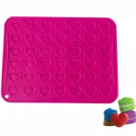 Hearts Shape Silicone Macaron Mold Non-Stick Muffin Oven Pad DIY Baking Mold Mat DIY Bakeware Cake Making Tools - Image 2