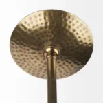 HMS Hammered Gold Pendant Light Modern Industrial Contemporary Design Warm White E26 Base for Home Ceiling Installation