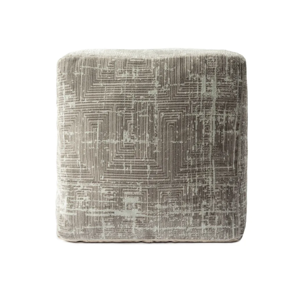 H9b2d9ffd1cdb4b83b23a851377235958o.webp Goldoma 18-inch gray geometric pouf ottoman foldable stool for sitting and foot rest