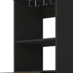 HMS 18" Black Bar Cabinet with Two Drawers - Image 4
