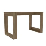 FCJ Aurora Wooden Gaming Desk Standing Computer Table with Metal Frame for Writing and Gaming – top view