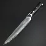 Sunnecko 8-Inch Damascus VG10 Steel Chef Knife with G10 Handle Made in China Kitchen Specialty Tool – close-up detail