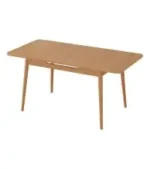 Solid walnut extendable dining table - mid-century modern oval table seats 4-8, seamless extension mechanism
