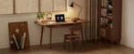 Solid walnut extendable dining table - mid-century modern oval table seats 4-8, seamless extension mechanism