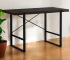 HMS 24" Modern Wooden Computer Desk Convertible and Extendable for Bedroom Home Office or Living Room in Dark Brown Black