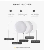 White With Black Edge Dinner Plate Ceramic Kitchen Tray Food Dishes Rice Salad Noodles Bowl Soup Kitchen Cook Tool 1pcs Sale
