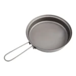 TOAKS Titanium Pan Outdoor Cookware Set With Folding Handle Ultralight Portable Titanium Pan – styled in a modern Pots &