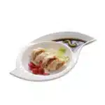 Irregular Shape Ceramics Dinner Plate Assorted Porcelain Box Off Dessert Serving Dish Tableware for Salad Biscuits and Ice