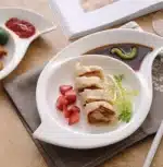 Irregular Shape Ceramics Dinner Plate Assorted Porcelain Box Off Dessert Serving Dish Tableware for Salad Biscuits and Ice