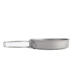 TOAKS Titanium Pan Outdoor Cookware Set With Folding Handle Ultralight Portable Titanium Pan – top view