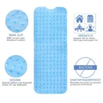 Bath Tub Mat Extra Long 40x100cm PVC Anti-skid Bath Mat Soft Bathroom Massage Mat Suction Cup Non-slip Bathtub Carpet - Image 26