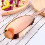 Big Salad Spoon Fork Set Stainless Steel Kitchen Food Server Pasta Utensils Public Gold Tableware Using Buffet Restaurant Tools - Image 3