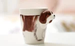 High quality Ceramic 3D Mug,coffee milk puer tea mugs 3D animal shape Hand painted animals Giraffe Cow Monkey cup gift