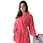 Cotton Hooded Bathrobe Men 100%Long Terry Towel Big and Tall Towel Bathrobe Male Terry Cloth Bath Robe Sleeping Dressing