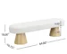 Goldoma Adjustable Boucle Ottoman Bed with Storage