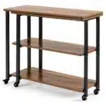 360-Degree Free Rotating Multi Functional Mobile Office Desk Computer Desk – side view