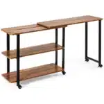 360-Degree Free Rotating Multi Functional Mobile Office Desk Computer Desk – close-up detail