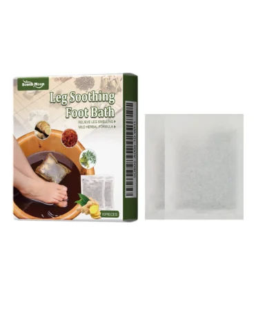South Moon Herbal Foot Care Kit with Ginger Relaxing Foot Bath Soak Gel and Salt Form Tight Foot Cleaning and Maintenance