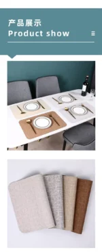 Light Luxury Home Christmas Decor Placemat, Drink Coaster, Cup Pads, Table Mats, Dining Placemats, Mug Pad, Wholesale, 1Pc