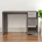 HMS 43" Light Gray Melamine Computer Desk Traditional Modern Rustic Office Furniture Steel Construction Office Building