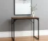 HMS 32" Brown and Black Wood and Metal H-Shape Computer Desk Stylish Office Desks