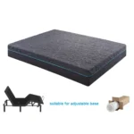 Goldoma Queen Size 14 Inch Hybrid Gel-Infused Memory Foam Mattress in Charcoal Gray