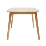 Goldoma Mid-Century Modern Rectangular Dining Table – Walnut – top view