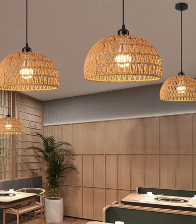Indoor Modern Chandelier Pendant Lighting Adjustable Height Hanging Wire Chandelier for Hotel Restaurant Room
