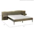 Goldoma Queen Adjustable Bed Frame with Live-Edge Headboard and Storage Drawers