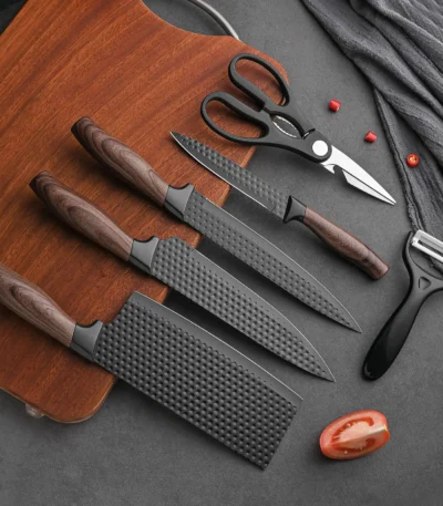 New Arrival Multi-Purpose German Steel Kitchen Knife Set Japanese Kitchen Knife Set