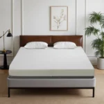 Goldoma queen gel foam mattress with 7-zone medium firmness and perforated cooling layer