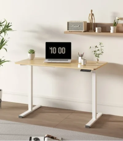Electric Whole Piece Adjustable Height Home Office Computer Desk FCJ Sit Stand up Workstation