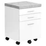 HMS 25" Gray Particle Board Filing Cabinet Drawers Modern Design Iron Metal Storage Cabinet Adjustable WorkShop File Cabinet