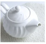 Ceramic Kettle European Style Simple White Coffee Pot Water 700-1000ml Teapot Hotel Water Ware Home Bar Decoration Drinkware
